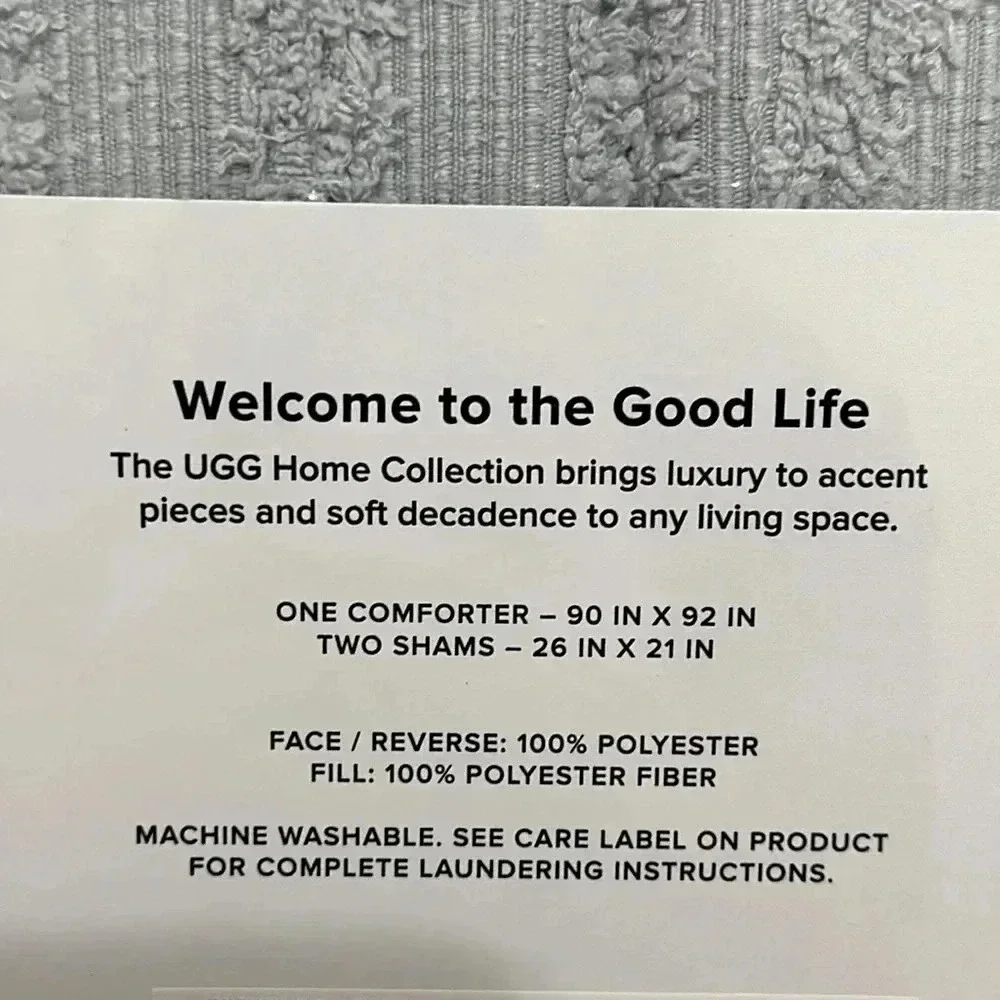 Ugg Cinnia Full / Queen Comforter Set
